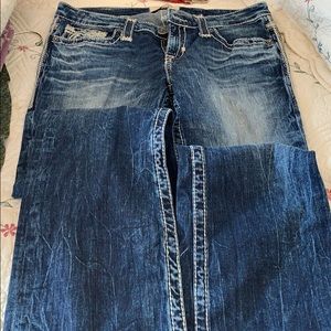 Buckle big star boot cut Jeans